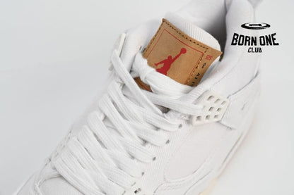 Levis x Air Jordan 4 White AO2571-100