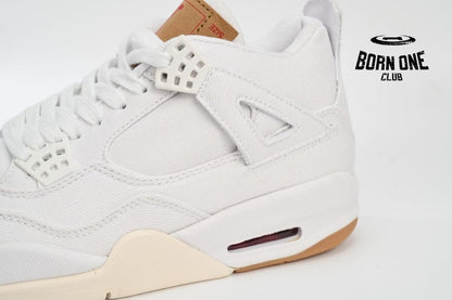 Levis x Air Jordan 4 White AO2571-100