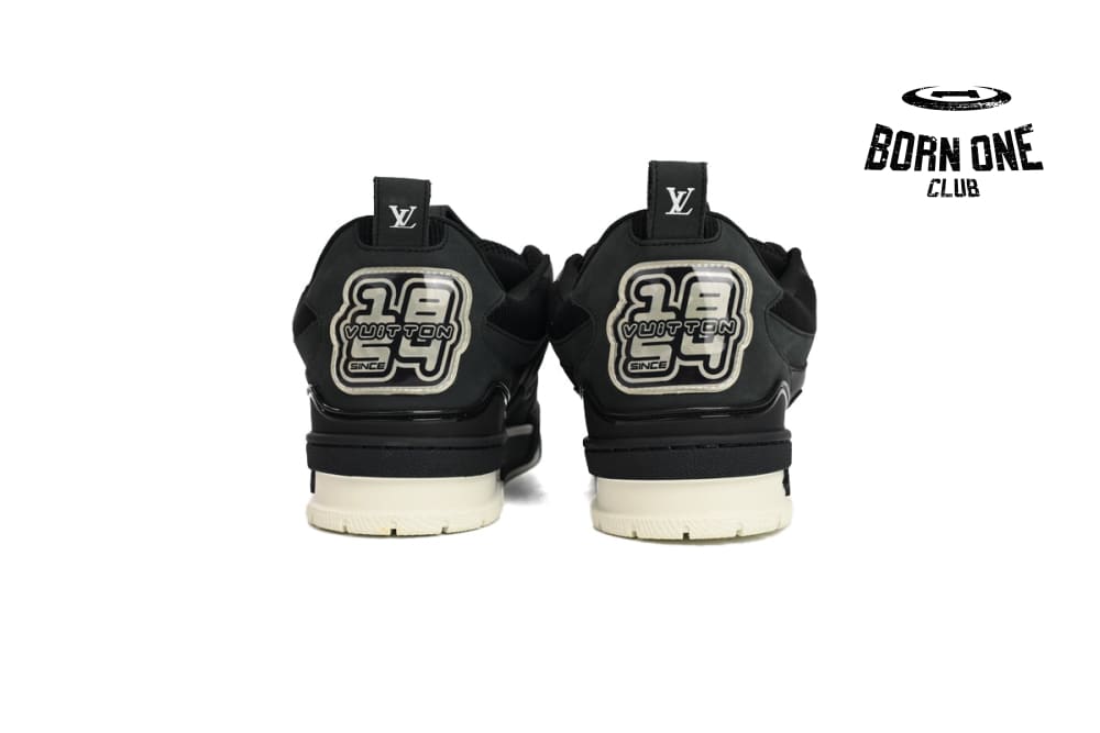 Louis Vuitton LV Skate Sneaker Black White 1AARR2