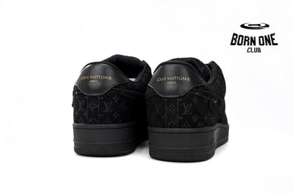 Louis Vuitton x Nike Air Force 1 Low All Black 1A9VD7