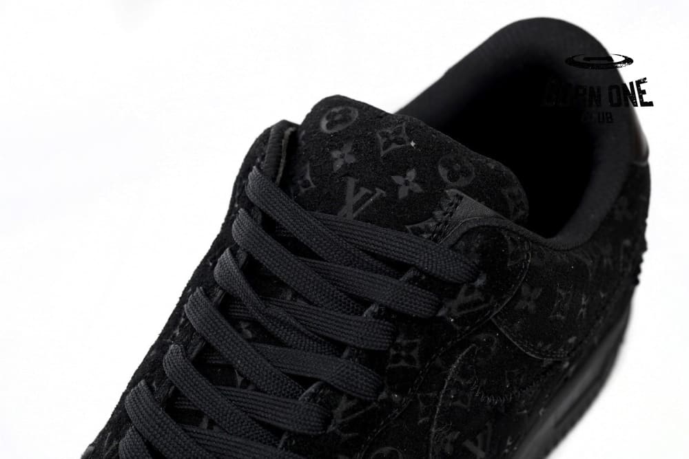 Louis Vuitton x Nike Air Force 1 Low All Black 1A9VD7
