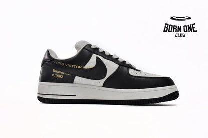 Louis Vuitton x Nike Air Force 1 Low By Virgil Abloh White Black