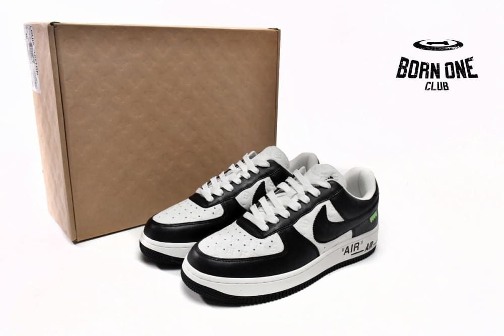 Louis Vuitton x Nike Air Force 1 Low By Virgil Abloh White Black