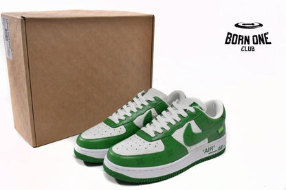 Louis Vuitton x Nike Air Force 1 Low By Virgil Abloh White Green