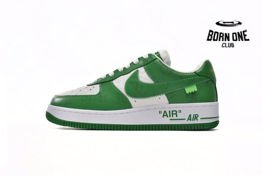Louis Vuitton x Nike Air Force 1 Low By Virgil Abloh White Green