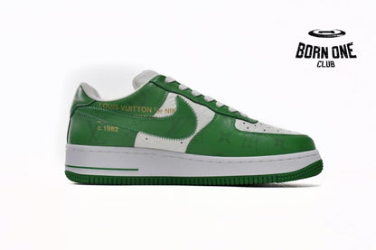 Louis Vuitton x Nike Air Force 1 Low By Virgil Abloh White Green