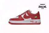 Louis Vuitton x Nike Air Force 1 Low By Virgil Abloh White Red