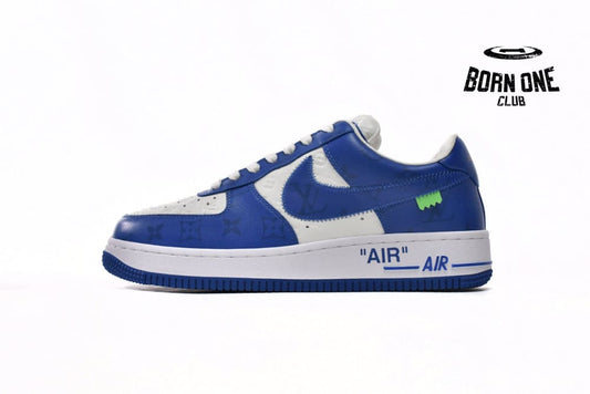Louis Vuitton x Nike Air Force 1 Low By Virgil Abloh White Royal