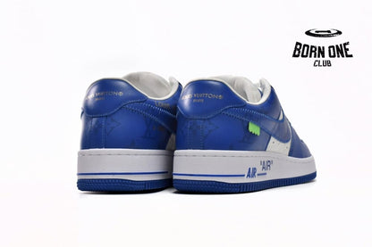 Louis Vuitton x Nike Air Force 1 Low By Virgil Abloh White Royal