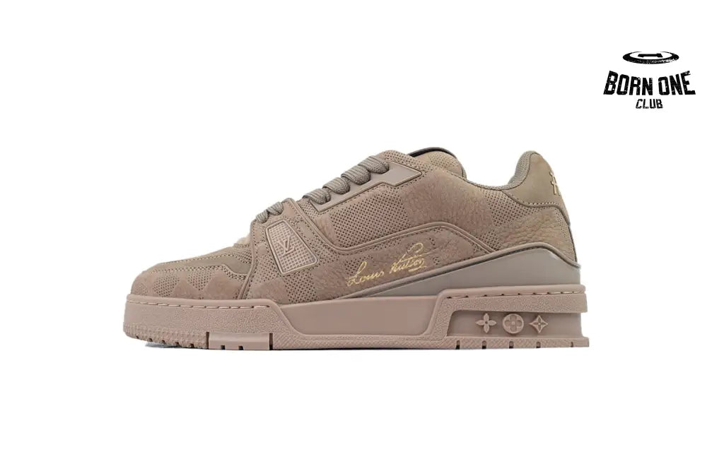 Louis Vuitton Trainer Brown Small Embossing
