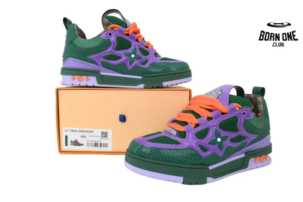 Louis Vuitton LV Skate Sneaker Green Purple