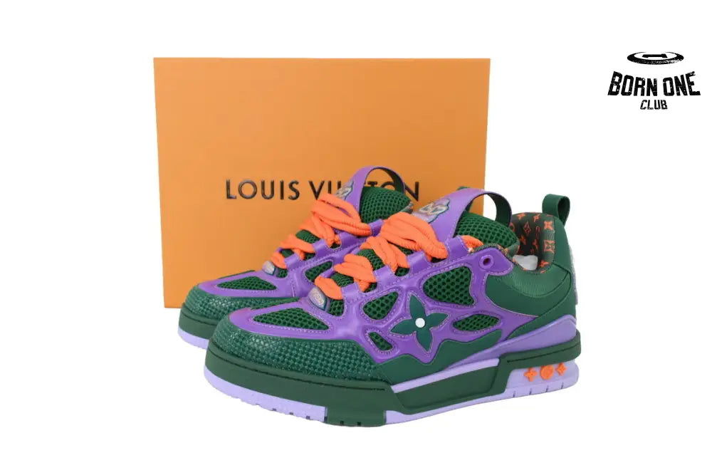 Louis Vuitton LV Skate Sneaker Green Purple