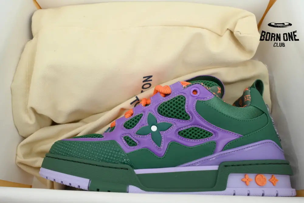 Louis Vuitton LV Skate Sneaker Green Purple