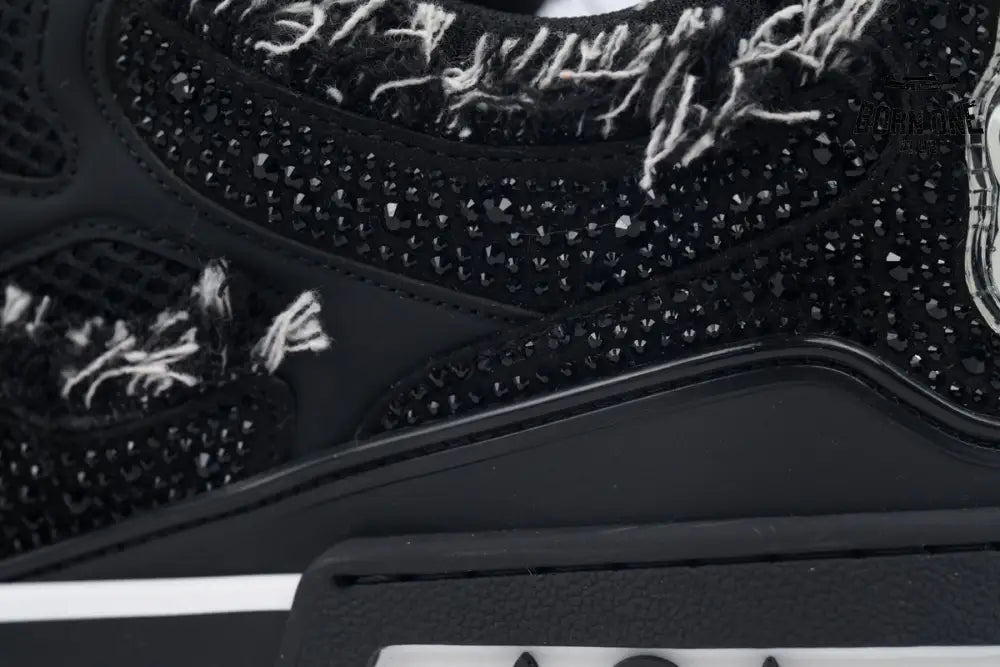 Louis Vuitton LV Skate Sneaker Horse Hair Black Diamond