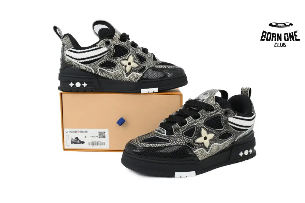 Louis Vuitton LV Skate Sneaker Knitted Collar Black 1AHSXP