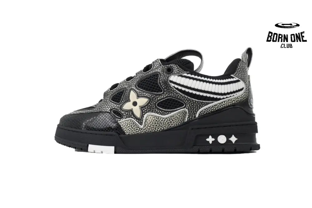 Louis Vuitton LV Skate Sneaker Knitted Collar Black 1AHSXP
