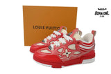 Louis Vuitton LV Skate Sneaker Knitted Collar Red 1AHSVL
