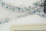 Louis Vuitton LV Skate Sneaker Silver White Diamond