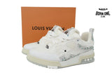 Louis Vuitton LV Skate Sneaker Silver White Diamond