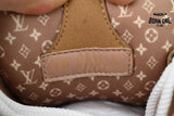 Louis Vuitton LV Skate Sneaker White Brown With Rhinestones