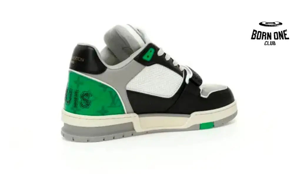 Louis Vuitton Trainer Black / Green / Grey