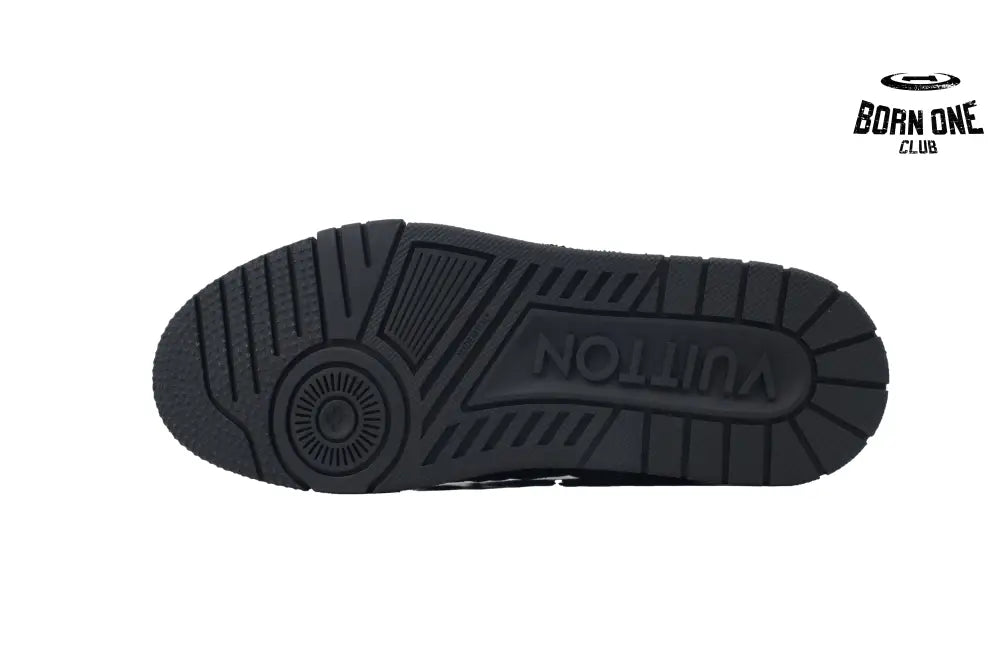 Louis Vuitton Trainer Black Lychee Patent Leather