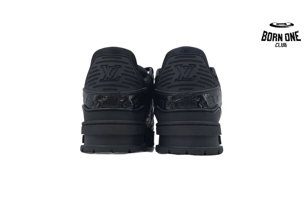 Louis Vuitton Trainer Black Lychee Patent Leather