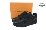 Louis Vuitton Trainer Black Lychee Patent Leather