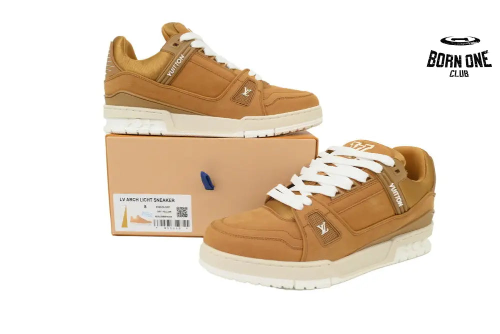 Louis Vuitton Trainer Brown White 1AD9XA