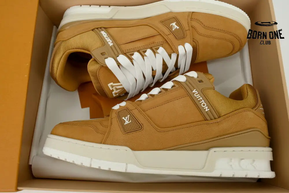 Louis Vuitton Trainer Brown White 1AD9XA
