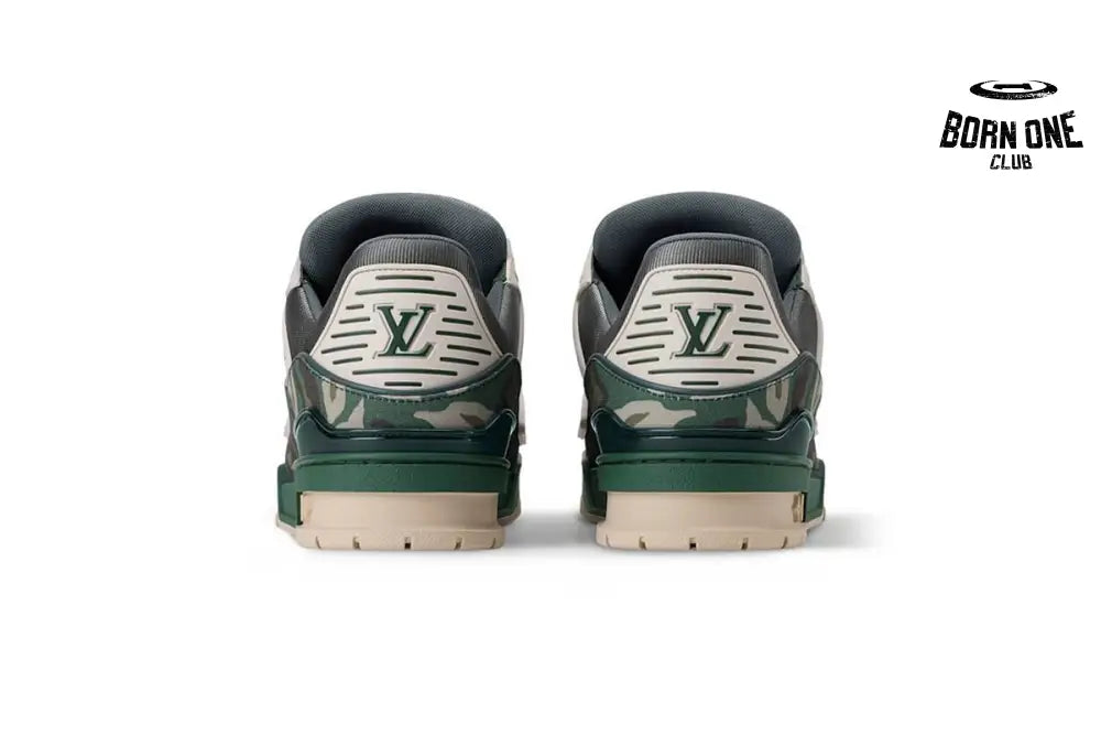 Louis Vuitton Trainer Camouflage Green 1AIKP0