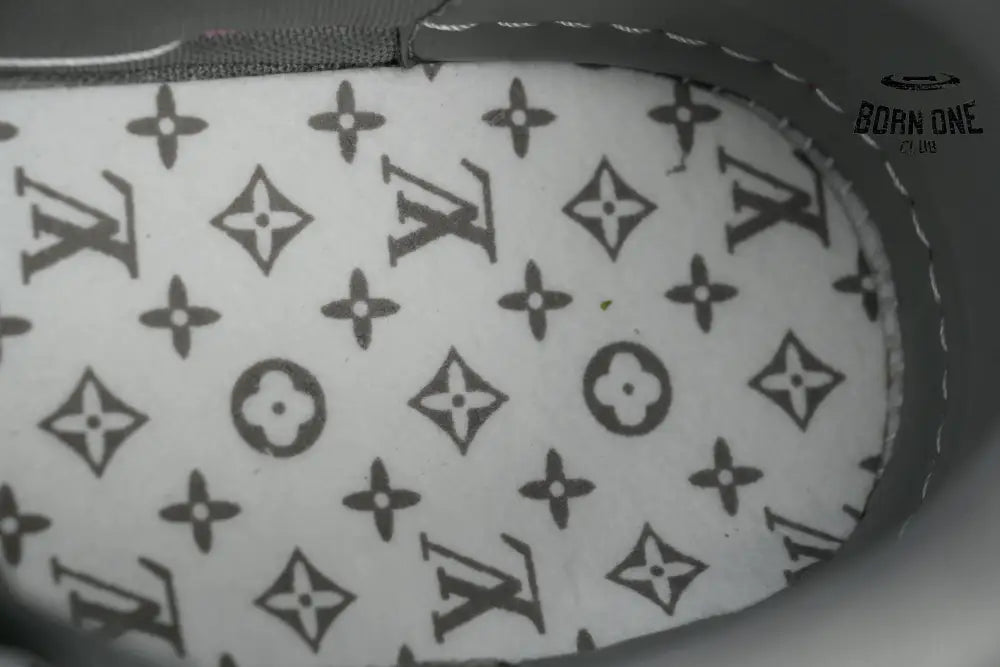 Louis Vuitton Trainer Dark Gray Color Printing