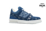 Louis Vuitton Trainer Denim Blue