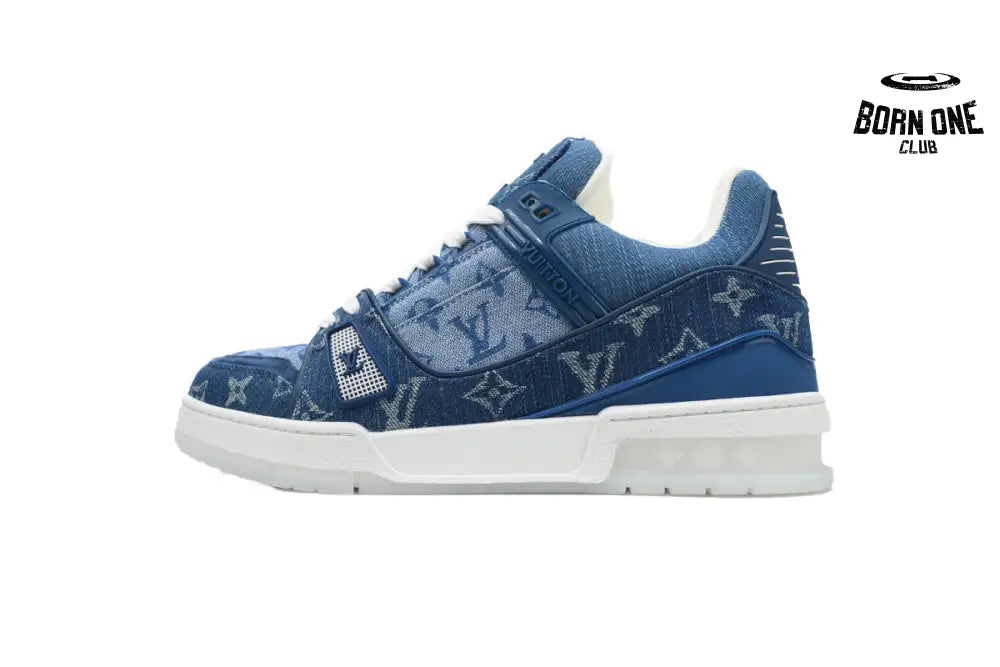 Louis Vuitton Trainer Denim Blue