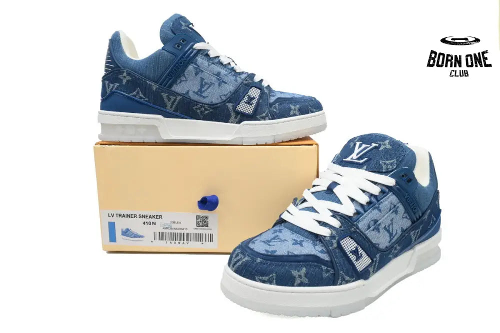 Louis Vuitton Trainer Denim Blue