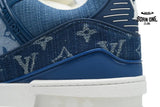 Louis Vuitton Trainer Denim Blue