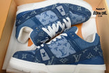 Louis Vuitton Trainer Denim Blue