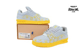 Louis Vuitton Trainer Grey Color Printing