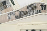 Louis Vuitton Trainer Grey White Grid