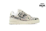 Louis Vuitton Trainer Grey White Grid