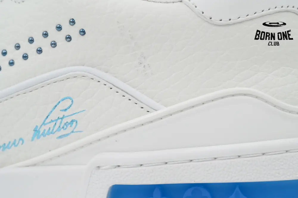 Louis Vuitton Trainer Ocean Blue Rivets