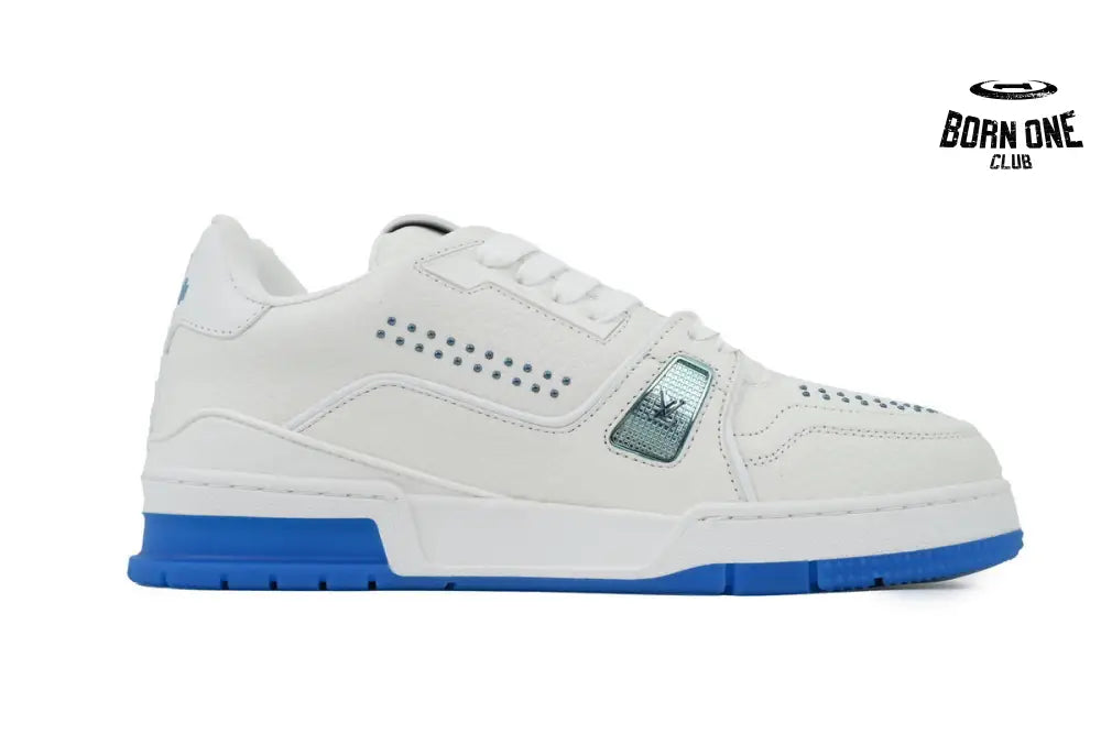 Louis Vuitton Trainer Ocean Blue Rivets