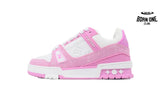 Louis Vuitton Trainer White Pink Cowboy