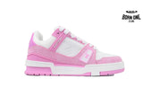 Louis Vuitton Trainer White Pink Cowboy
