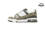 Louis Vuitton Trainer Sneaker Military Green Cowboy