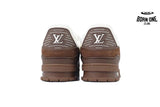 Louis Vuitton Trainer White Brown