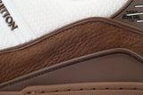 Louis Vuitton Trainer White Brown