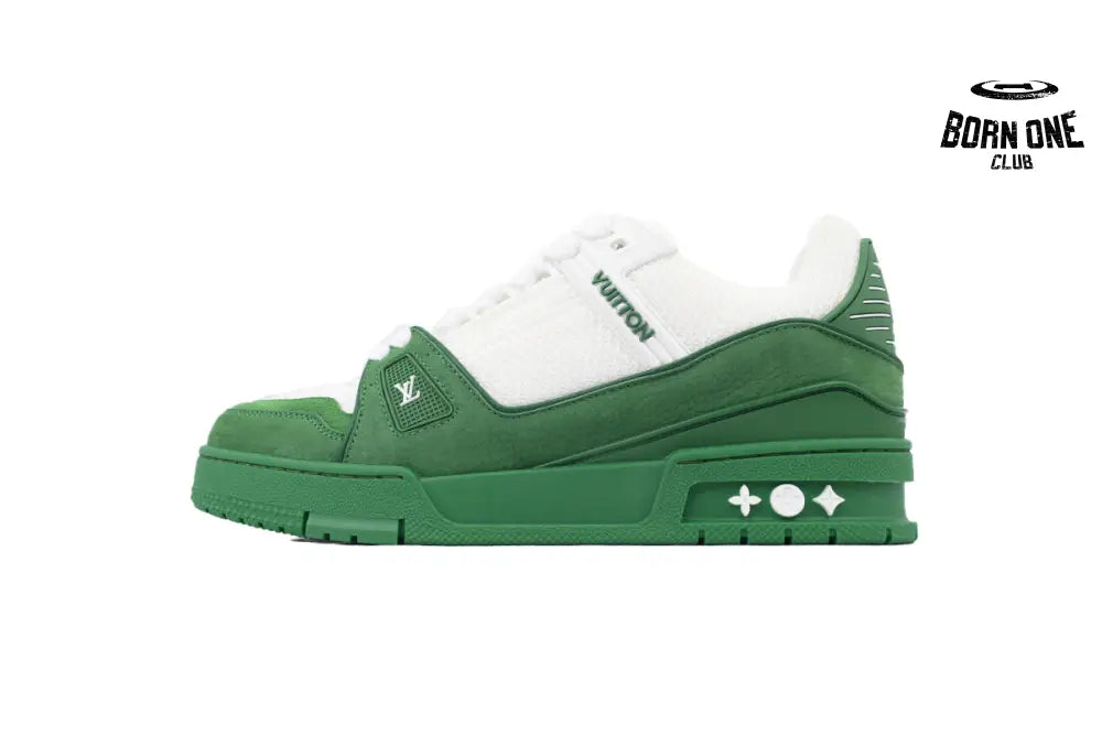 Louis Vuitton Trainer White Green