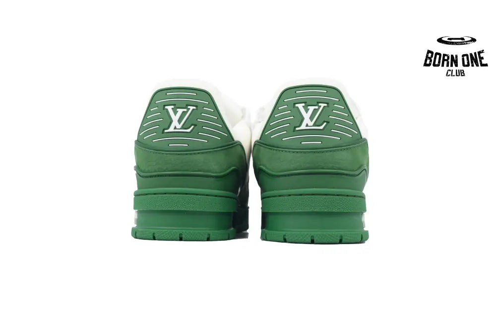 Louis Vuitton Trainer White Green