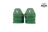 Louis Vuitton Trainer White Green